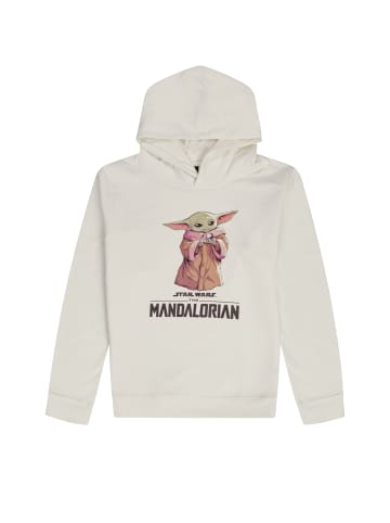 ONOMATO! Pullover mit Kapuze Star Wars The Mandalorian Grogu in Beige