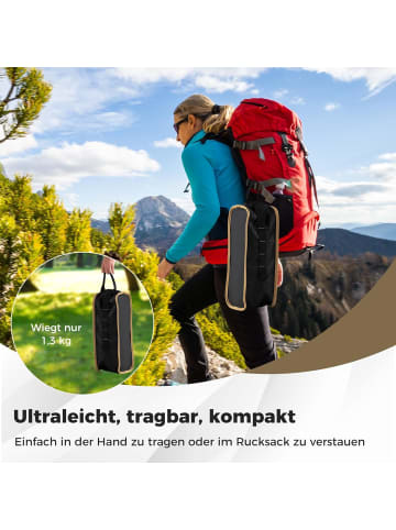 COSTWAY Campingstuhl faltbar in Braun