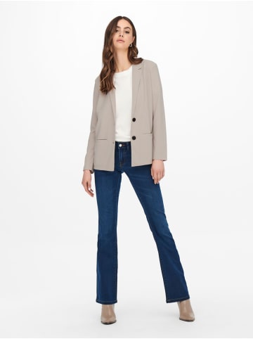 JACQUELINE de YONG Eleganter Langarm Blazer Basic Business Cardigan JDYLOUISVILLE in Grau