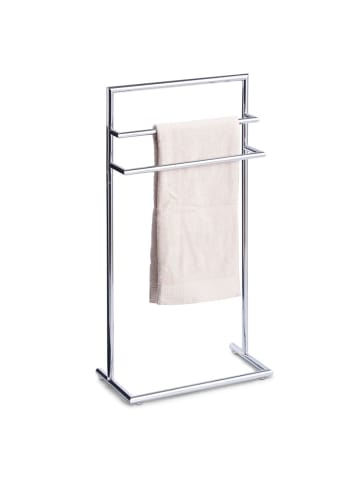 Zeller Present Handtuchhalter in silbern