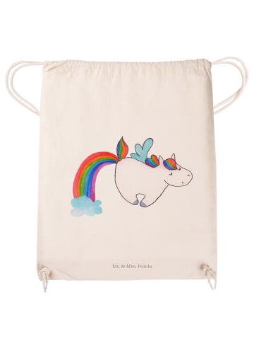 Mr. & Mrs. Panda Jutebeutel Einhorn Fliegendes Pferd ohne Spruch in Creme