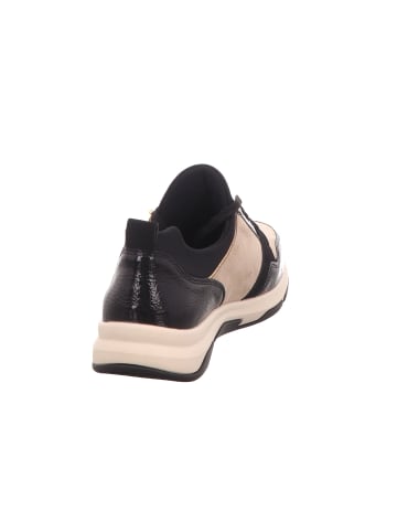 remonte Schnürschuh in black/jute/schwarz/schwarz