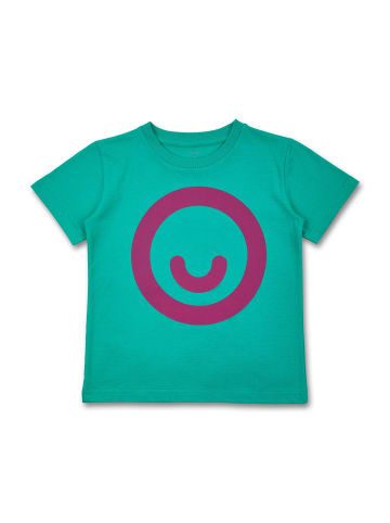 MANITOBER T-Shirt Smiley in Mint