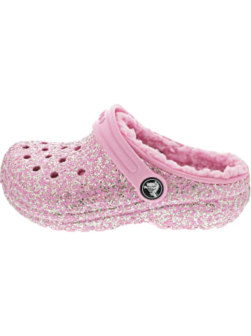 Crocs Classic Lined GlitterClog Clogs Rosa