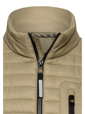 Camel Active Weste mit wasserabweisender Funktion in Khaki
