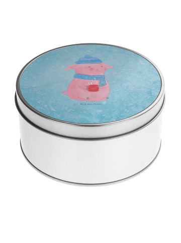 Mr. & Mrs. Panda Kaffeedose Schwein Glühwein ohne Spruch in Eisblau
