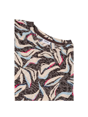 Cecil T-Shirt in macchiato brown