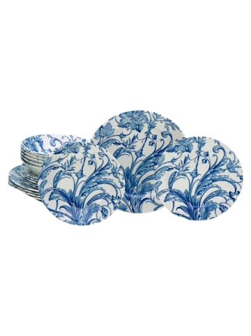 CreaTable 18 tlg. Set 17384 Venecia Teller Set in Blau