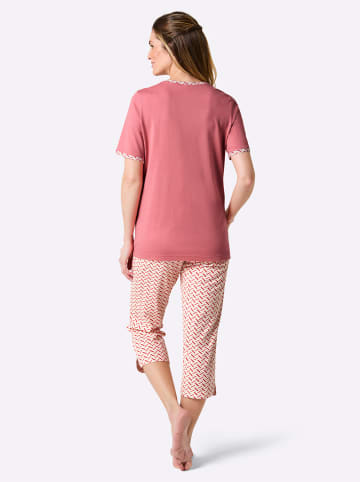 WITT WEIDEN Capri-Anzug in flamingo-weiß-bedruckt