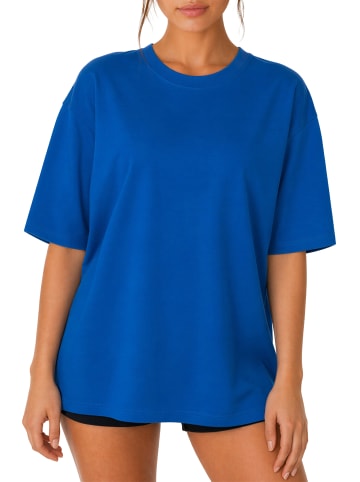 Reichstadt Damen Oversized Oversized T-Shirt in Navy Blue