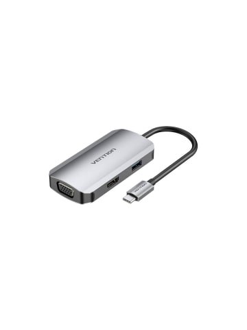 COFI 1453 USB-C Dockingstation auf HDMI - USB 3.0, PD 0,15m  grau - 5 Gbit/s in Grau