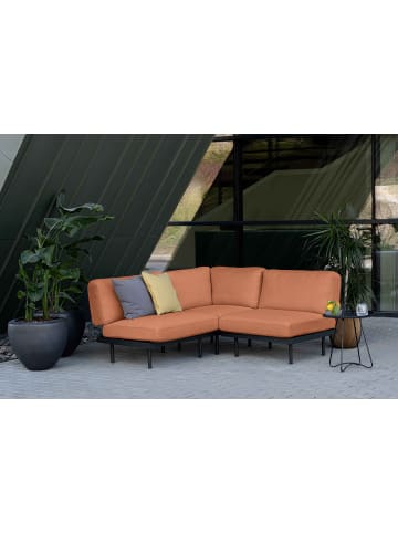 home24 home24 Outdoor-Ecksofa Typ C - Beige - Olefin & Aluminium - 172 x 80 x 172 cm in Lachs