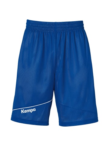 Kempa Shorts REVERSIBLE in royal/weiß