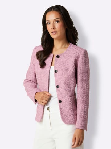 creation L Bouclé-Blazer in rosé