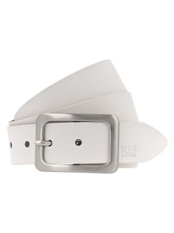 H.I.S. Ledergürtel in weiss