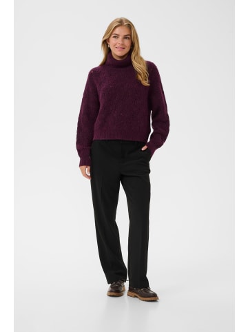 CULTURE Strickpullover CUkimmy Oversize fit in Winetasting Melange