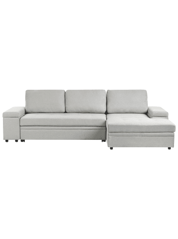 Beliani 3-Sitzer Sofa HRISEY in Weiß/Schwarz - (W) 293 x (H) 90 x (L) 161 cm