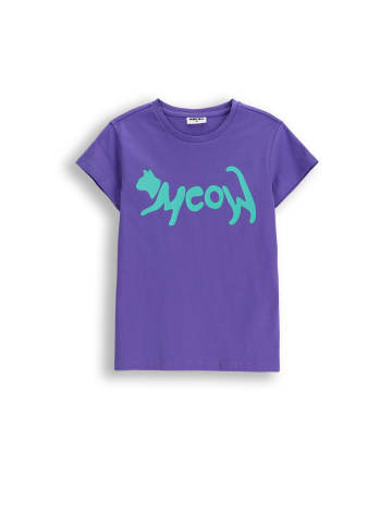 MOKIDA T-shirt aus Baumwolle mit kurzem Ärmel in violett