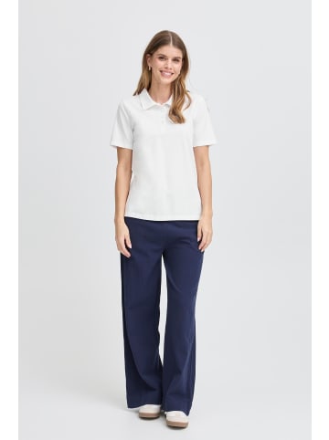 Fransa Kurzarm-Bluse FRSAMMA Regular fit in Blanc de Blanc