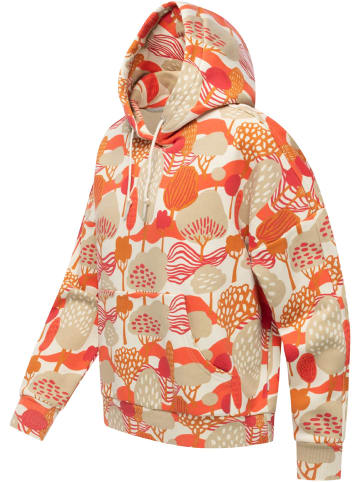 ragwear Kapuzenpullover Pirita Print in Ecru