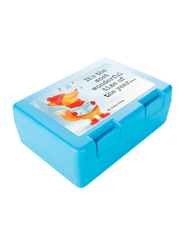 Mr. & Mrs. Panda Bento Box Fuchs Sänger Design mit Spruch in Weiß