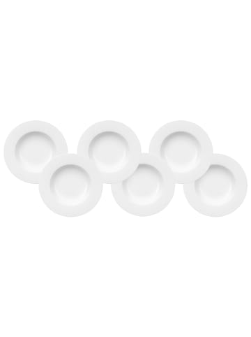 Villeroy & Boch 6er Set Suppenteller Royal ø 24.0 cm in weiß