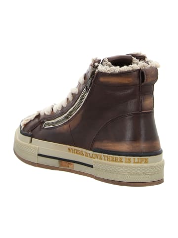 Rebecca White Sneaker High in Braun