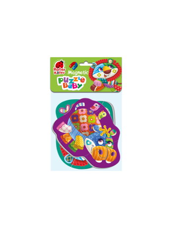 Roter Käfer Magnetic Puzzle Baby "Löwe-Nilpferd" (Kinderpuzzle)