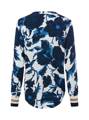 Franco Callegari Tunikabluse in marine beige - 0002