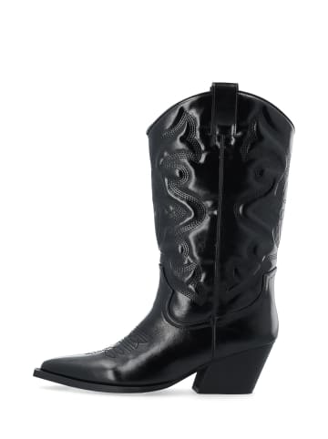 Bianco Cowboystiefel in Black