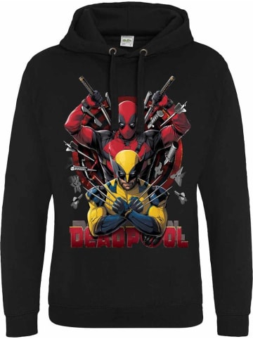 Deadpool Hoodie "Crest Hoodie" in Schwarz