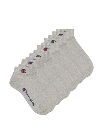 Champion Socken Quarter Socks 6pk in 400 - grey