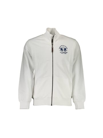 La Martina Weißes Baumwoll-Sweatshirt