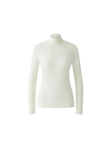 Rollkragenshirt mit Langarm in Gardenia