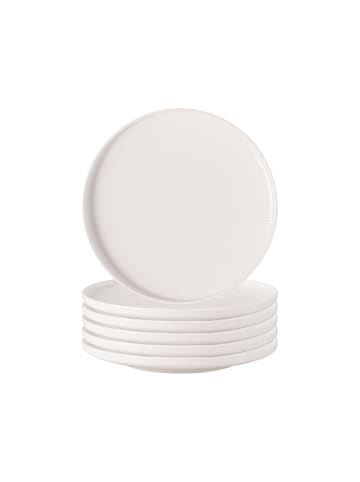 Villeroy & Boch 6er Set Frühstücksteller Afina ø 22 cm weiß in weiß
