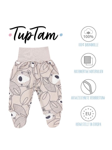TupTam Baby Hose mit Fuß 5er Pack in grau