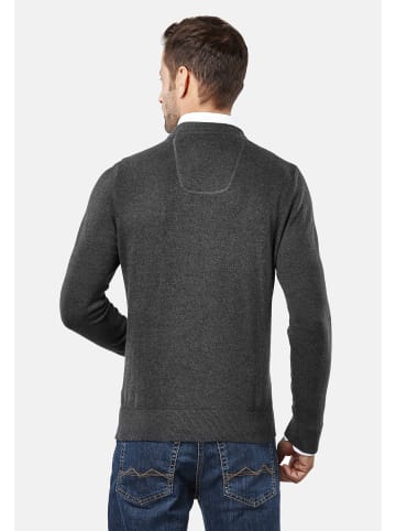 Vincenzo Boretti Pullover tailliert in anthrazit