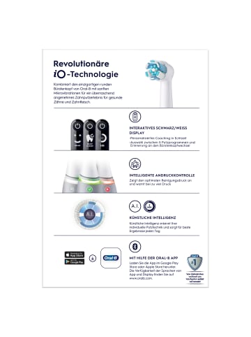 Oral-B Elektrische Zahnbürste "iO Series 6 + Reiseetui" in Grau