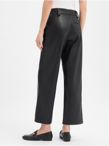 Marie Lund Kunstlederhose in schwarz