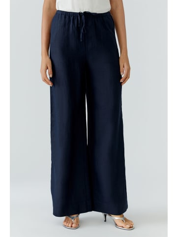 Oui Leinenhose in darkblue