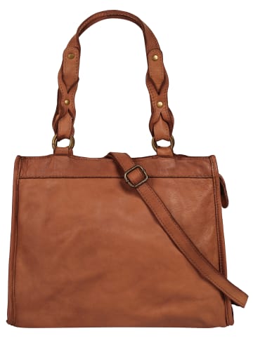 Samantha Look Shopper echt Leder in cognac