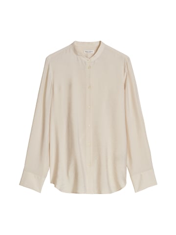 Marc O'Polo Crinkle-Bluse regular in Grey Silk