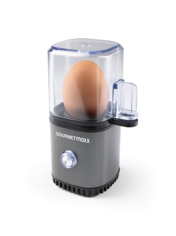 Gourmet Maxx Eierkocher für 1 Ei 70W anthrazit  grau