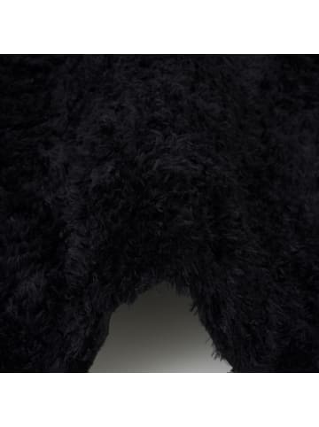 Pergamon Hochflor Shaggy Teppich Fluffy in Schwarz