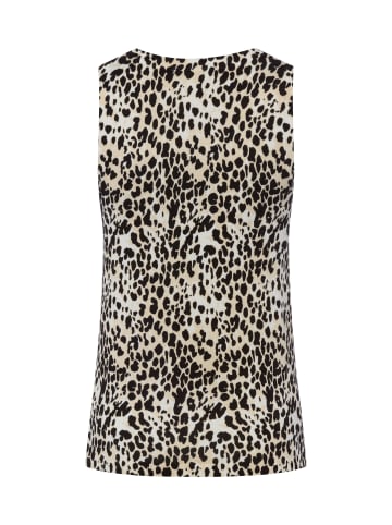Marie Lund Top in sand schwarz - 0001