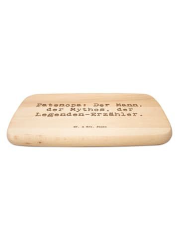 Mr. & Mrs. Panda Holz Schneidbrett Spruch Patenopa Legende mit S... in Transparent