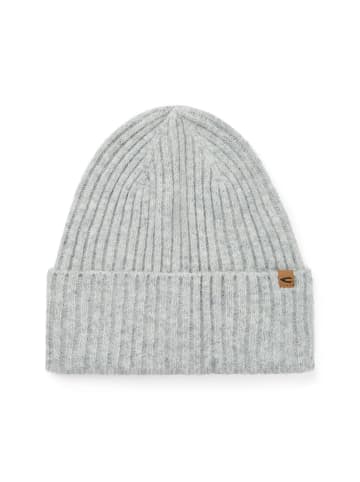 Camel Active Strickmütze mit Logo in Grau
