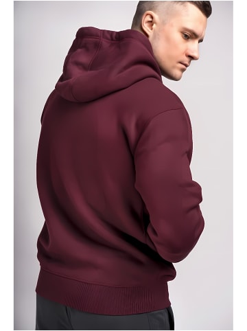 Lonsdale Hoodie "Thurning" in Rot