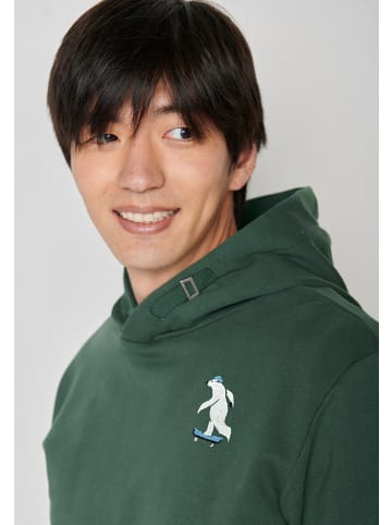 GreenBomb Hoodie Animal Ice Bear in Flaschen Grün