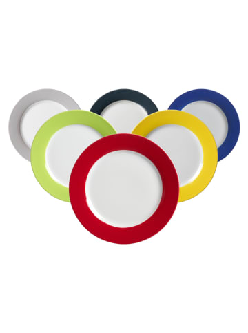 Ritzenhoff & Breker 6er Set Dessertteller Doppio in ø 20,5 cm in bunt